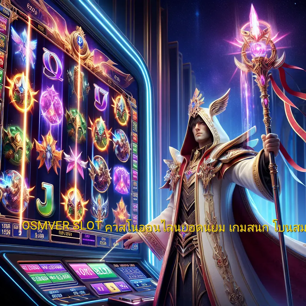 OSMVER SLOT: คาสิโนออนไลน์ยอดนิยม เกมสนุก โบนัสมากมาย