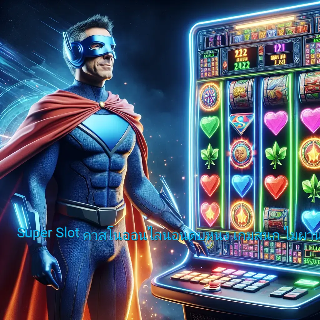 Super Slot คาสิโนออนไลน์อันดับหนึ่ง เกมสนุก ไม่ผ่านเอเย่นต์