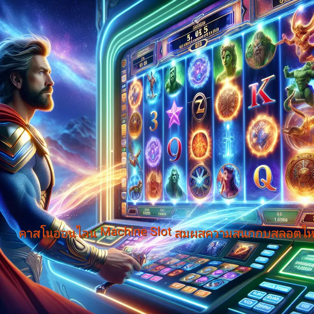 คาสิโนออนไลน์ Machine Slot: สัมผัสความสนุกกับสล็อตใหม่ 2023