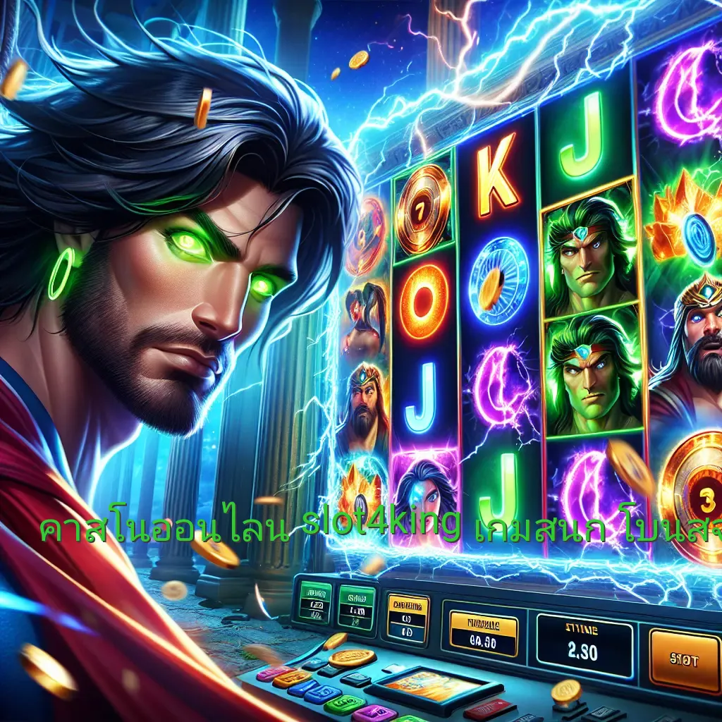 คาสิโนออนไลน์ slot4king เกมสนุก โบนัสจัดเต็ม!